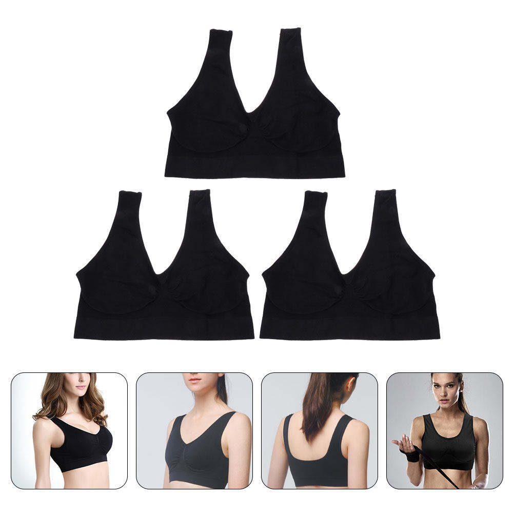 Wirefree Bra Comfort - 3 pezzi di reggiseni da yoga