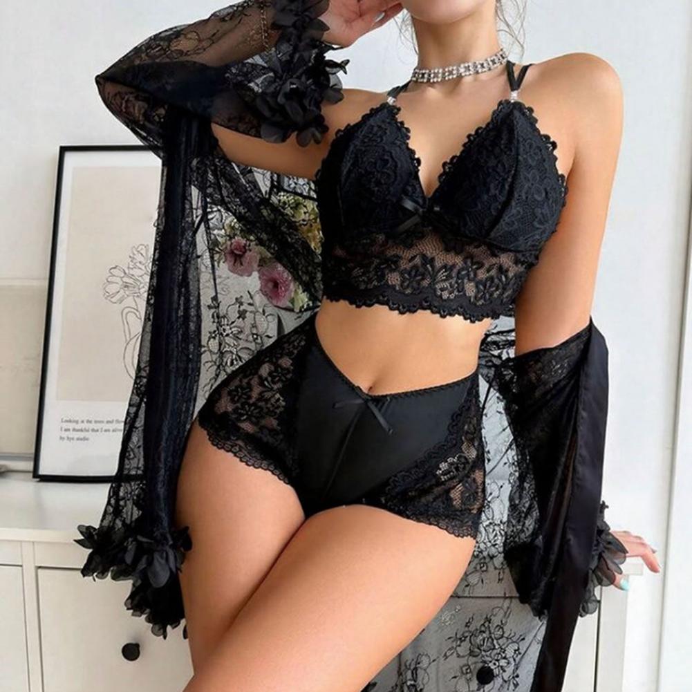 Set di Lingerie Sexy Trasparen - Sheer Mesh Bra recensione e prezzo