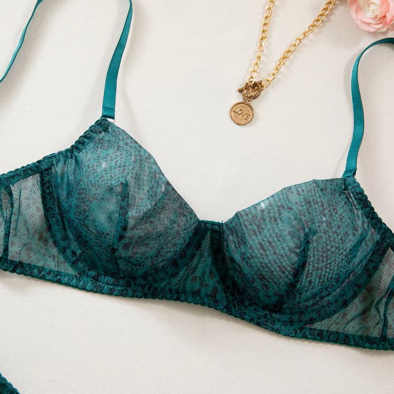 Set di 2 Pezzi Lingerie Donna, - Sheer Mesh Bra recensione e prezzo